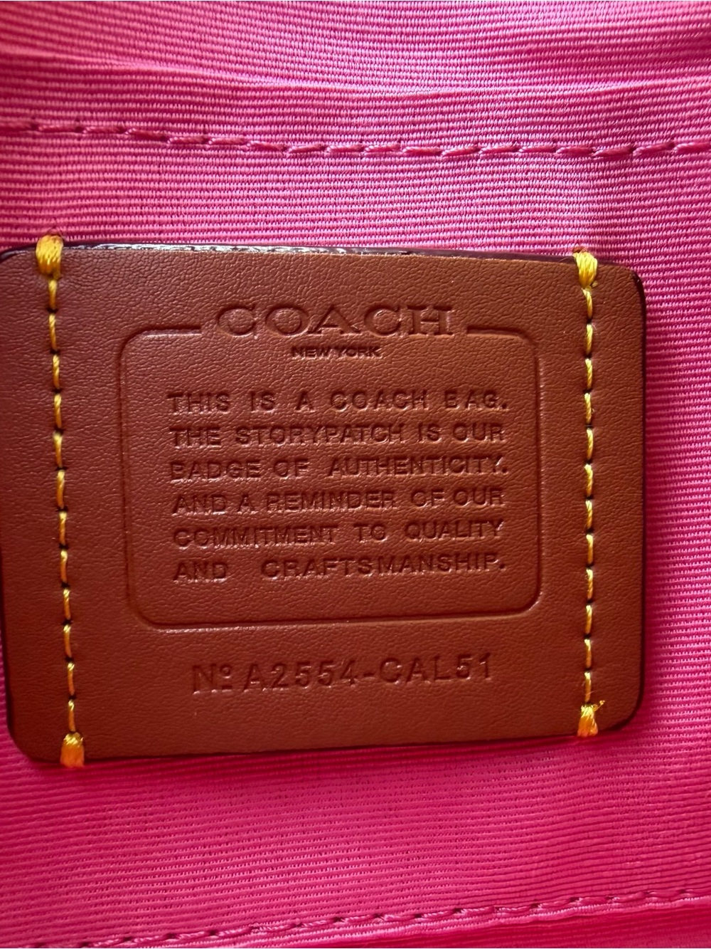Coach Pink Teri shoulder bag - Picture 7 of 7